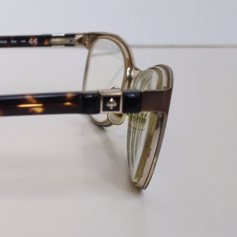 Kate Spade Eye Glasses Jonae 09Q Frames ONLY Brown Copper Tortoise 140 52-16-140 - Picture 2 of 7